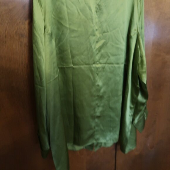 Ulla Popken Inspiration Relaxed Fit Silk Blouse Size 24/26 - Picture 7 of 7